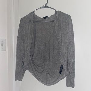 Twenty One Womens Grey Casual Cardigan